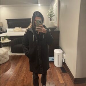 Vuori Sherpa Hooded Trench Coat- Cost new $288